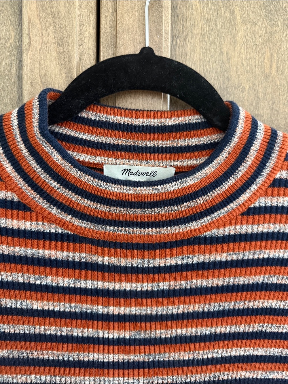 Madewell Dalston Mockneck Sweater with Merino Wool
